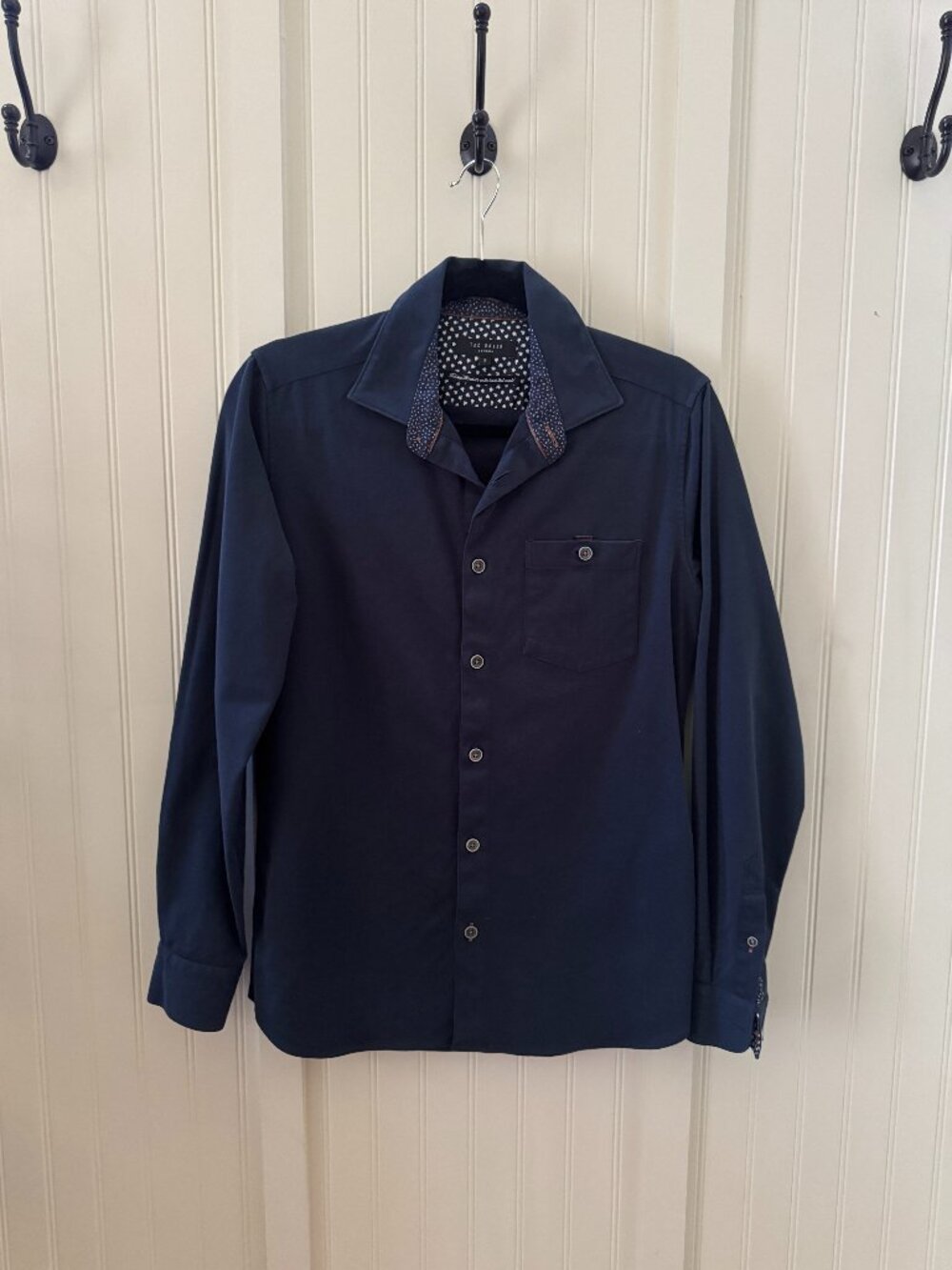 Ted Baker London Navy Casual Button Shirt Size 2